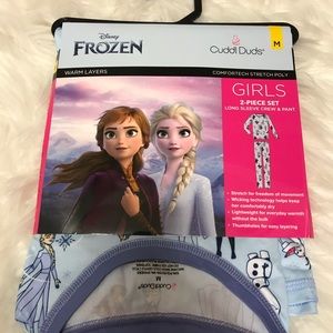 Frozen Cuddl Duds 2 piece Set Warm Layers